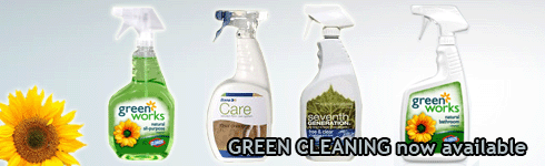 Green Cleaning now available